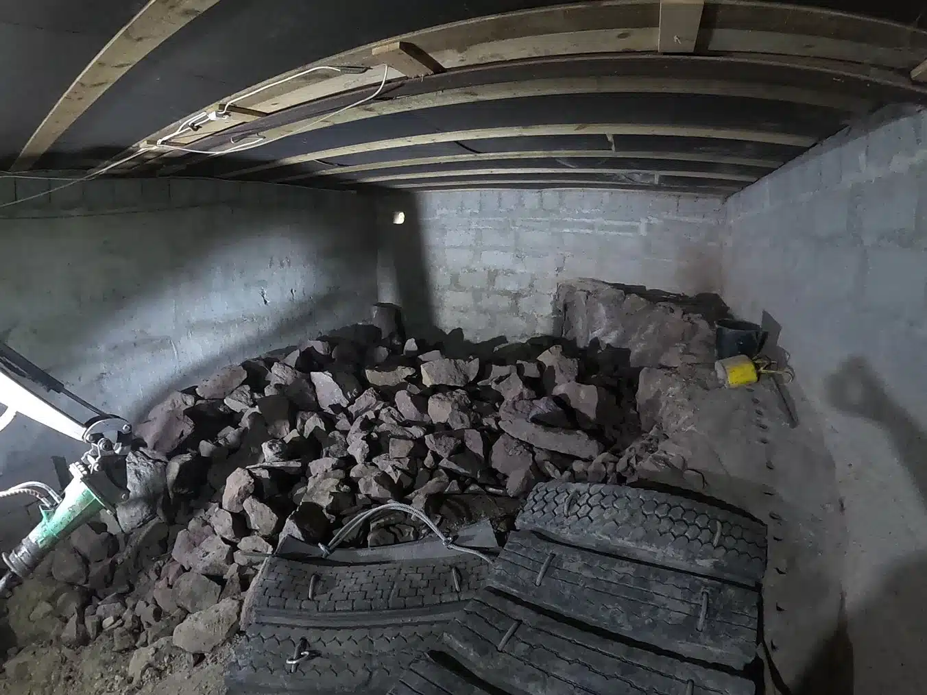 Sprengning av kjeller utført av Åsgard Entreprenør AS i Lier og Drammen